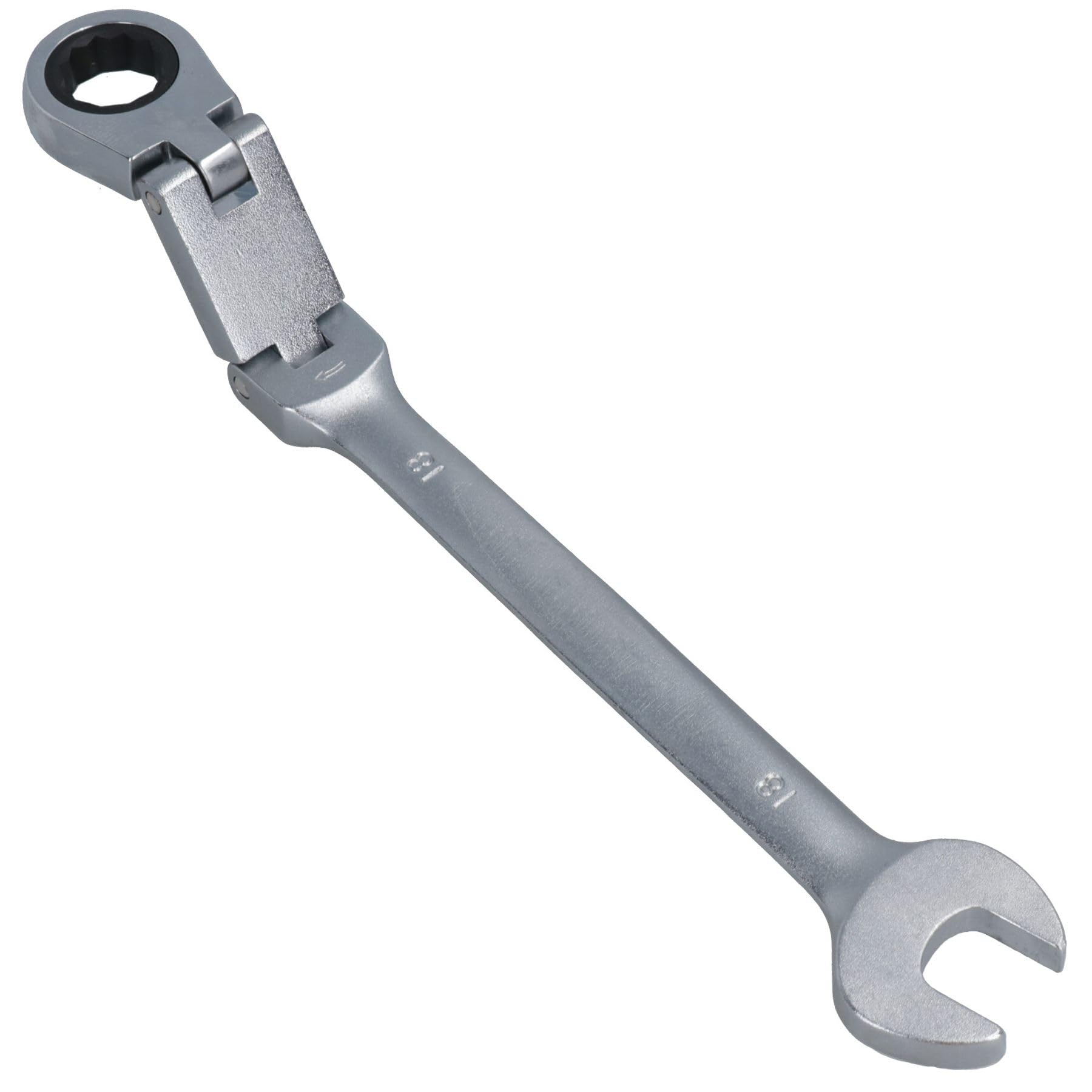Ab Tools 18Mm Metric Double Jointed Flexi Ratchet Combination Spanner Wrench 72 Teeth