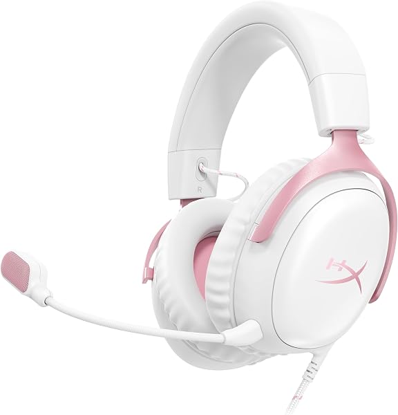 HyperX Cloud III – Wired Gaming Headset, PC, PS5, Xbox Series X|S, Angled 53mm Drivers, DTS, Memory Foam, Durable Fram