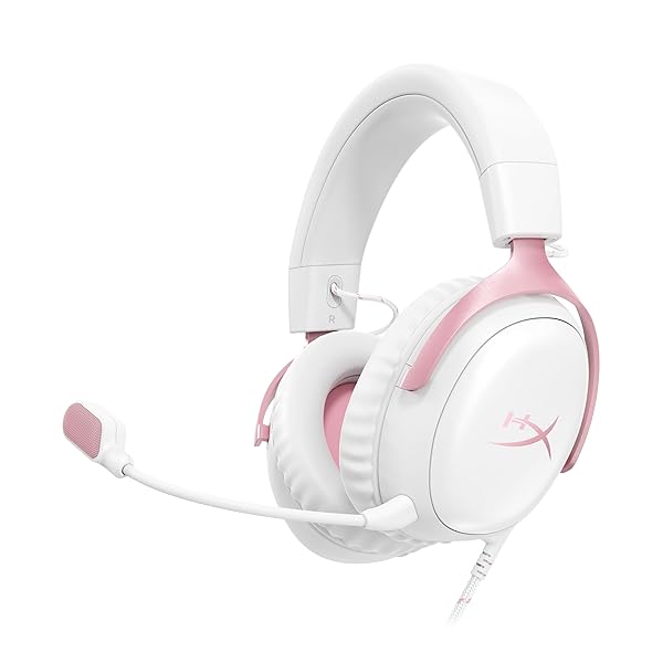 HyperX Cloud III Wired Gaming Headset - Pink - Dettaglio