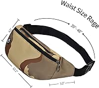 Vista 26 de Riñonera para hombres y mujeres, impermeable, para deportes, para viajes, senderismo, correr