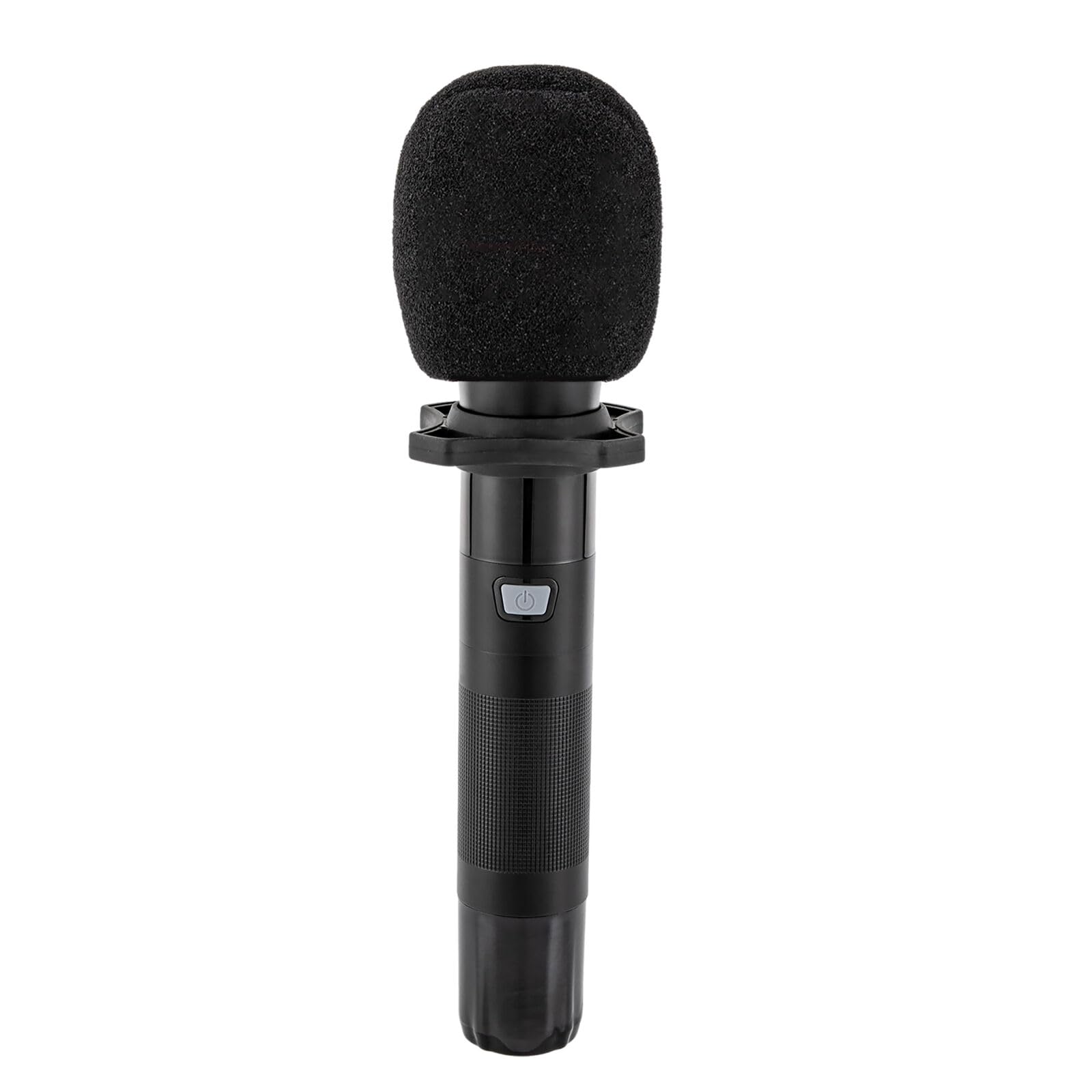 microfono karaoke, microfono senza fili, 25 canali, chip DSP LED, per karaoke, cantare, feste, matrimoni, discorso