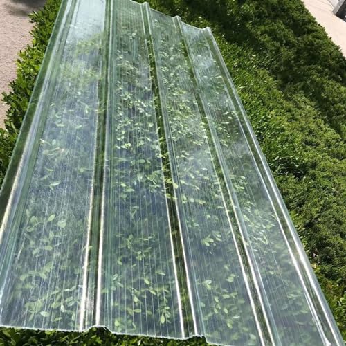 Panneaux de rechange pour abri de jardin en plastique ondulé - 7