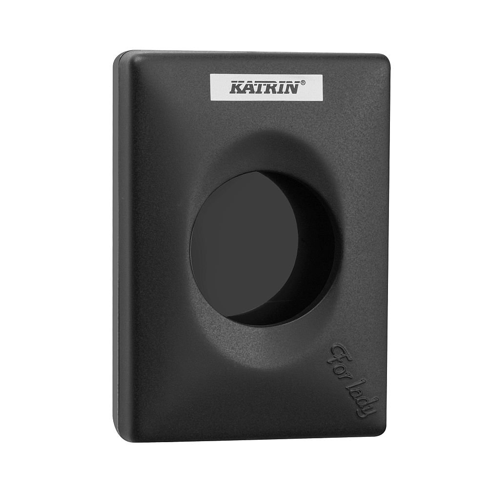 Katrin 92247 Distributeur de sac d'hygiène, discret, Noir