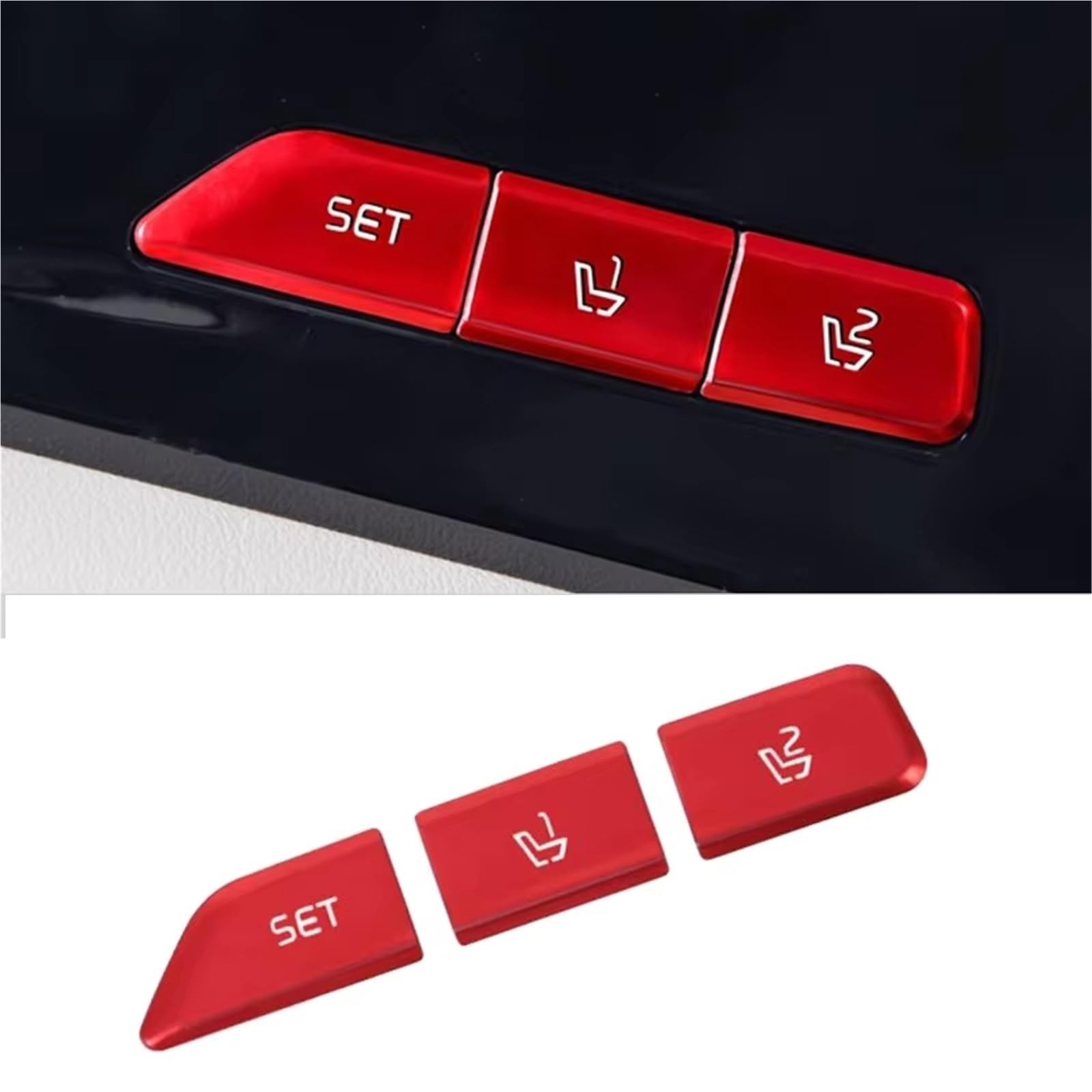 Interior Button Stickers Compatible with Kia for Carnival KA4