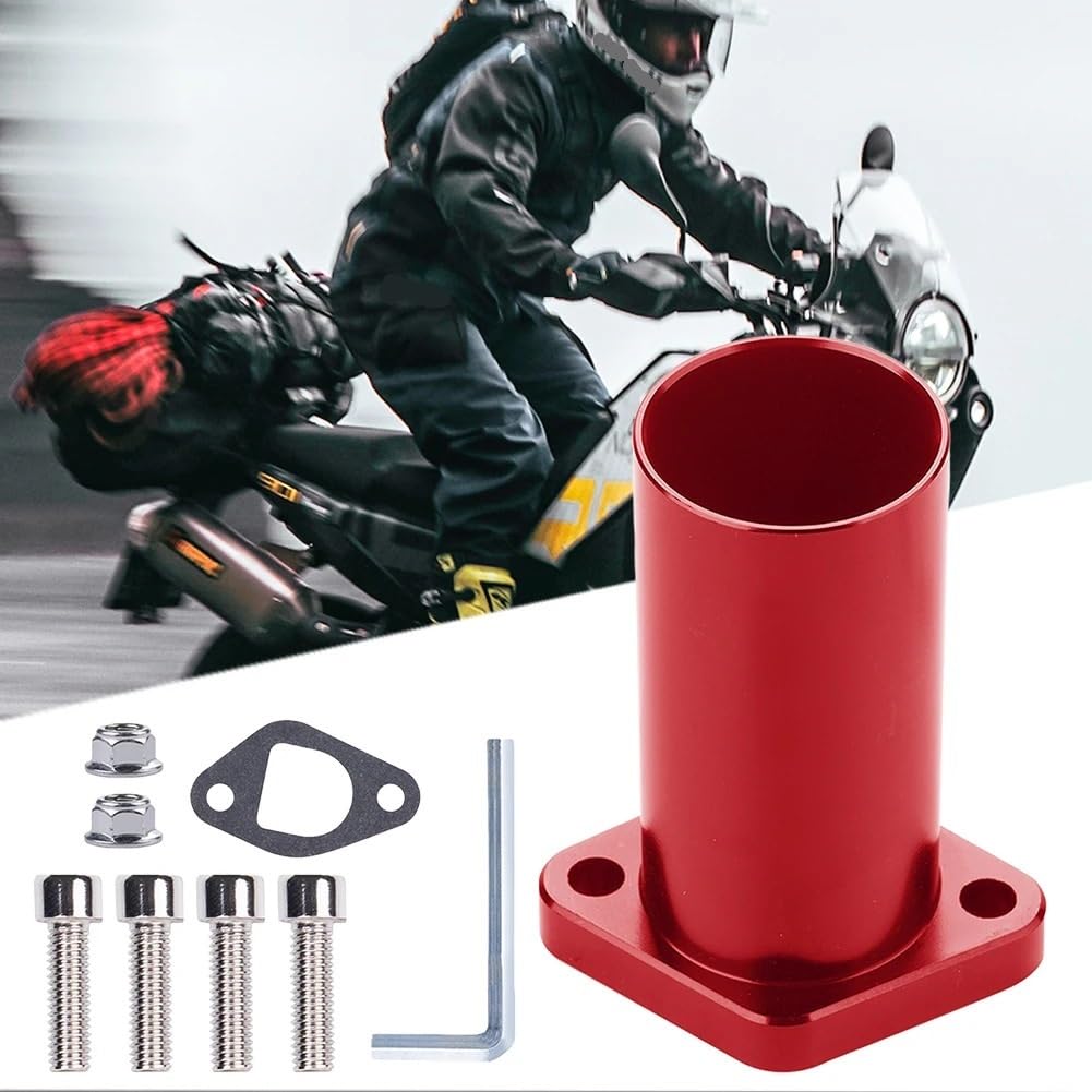 Przewód PCV silnika Do GX200 212cc VM22 części Carb rura ssąca motor terenowy Adapter CNC uszczelka złącza gaźnik motocyklowy kolektor wlotowy Boot Wąż odpowietrzenia skrzyni(Black)
