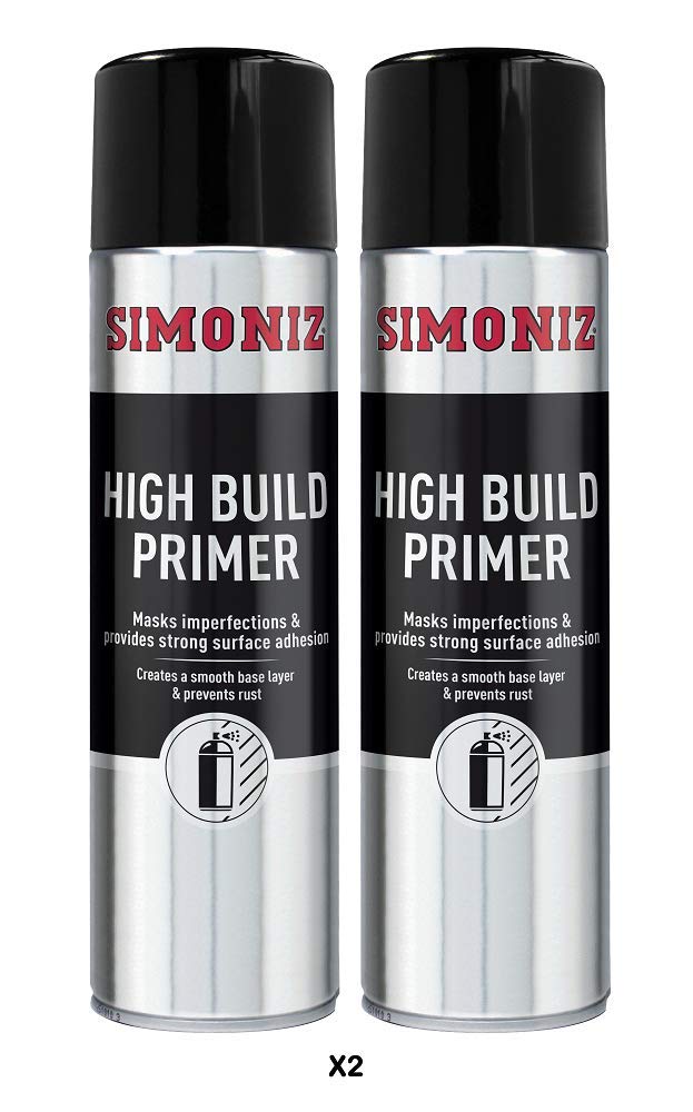 Simoniz High Build Primer Spray - 2X 500Ml