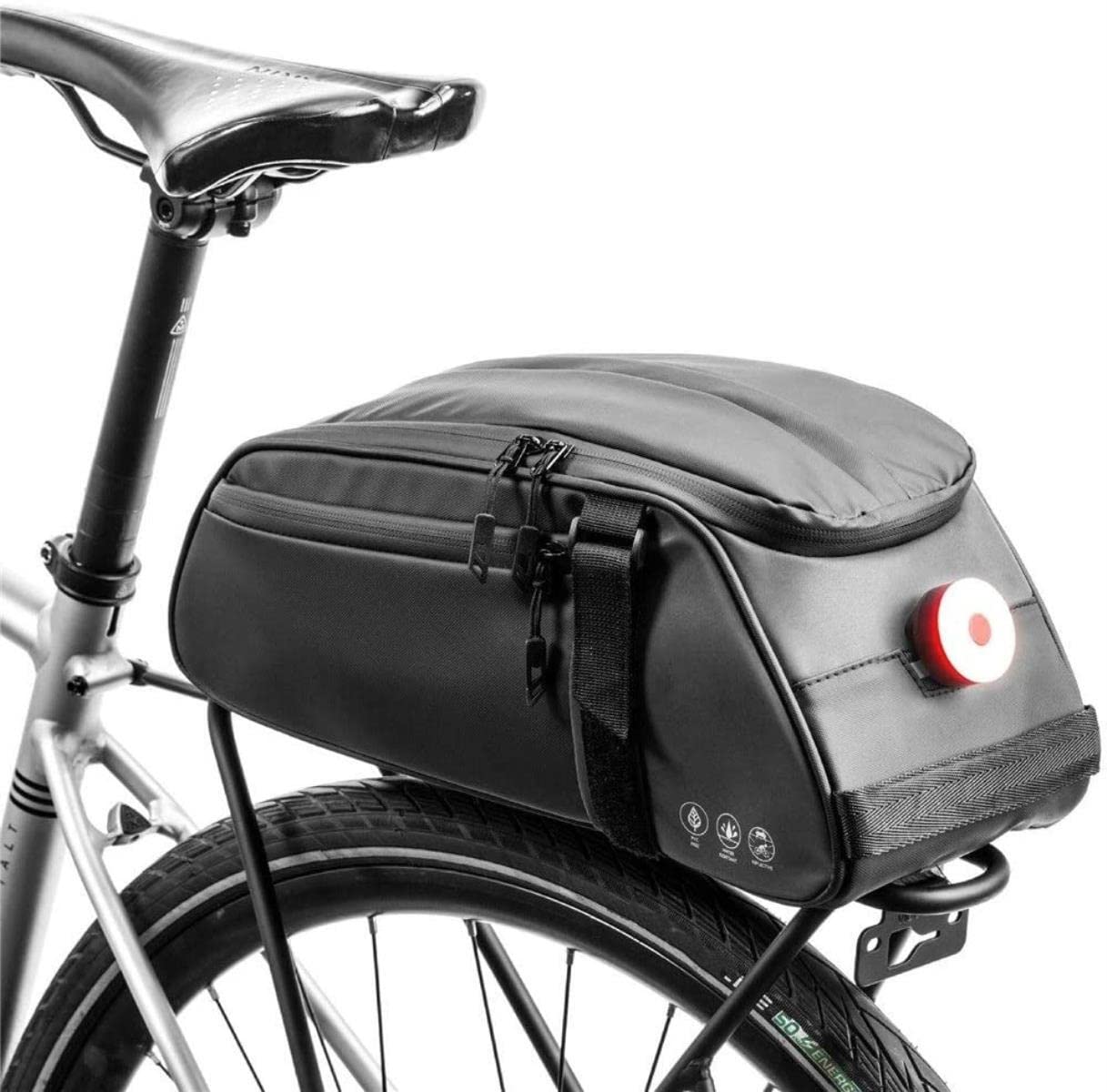 bolsa de bicicleta, Bolsa for bicicleta Bolsa for sillín de bicicleta Bolsa de carga for bicicleta Bolsa de almacenamiento for bicicletas de ciclismo Almacenamiento trasero de bicicletas Almacenamient