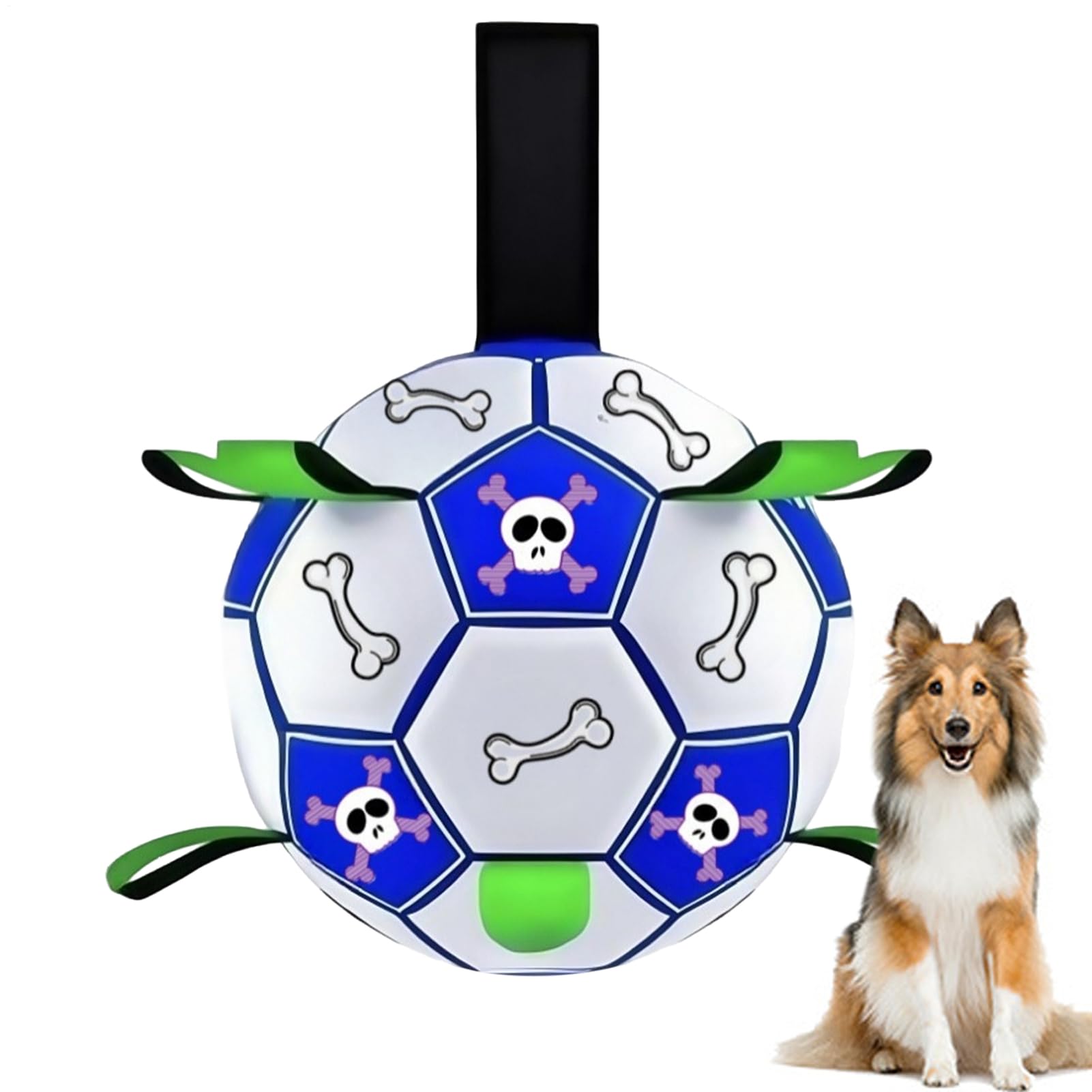 Balle de football interactive pour chien pour stopper l'ennui destructeur