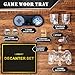 Game Whiskey Decanter Set,28oz Whiskey Decanter Sets for Men with Spout Game IceCube Gamer Tray,Liquor Dispenser Tequila Bourbon Gifts for Men Gamer Gifts for Boyfriend Him Husband Dad Brother Guy