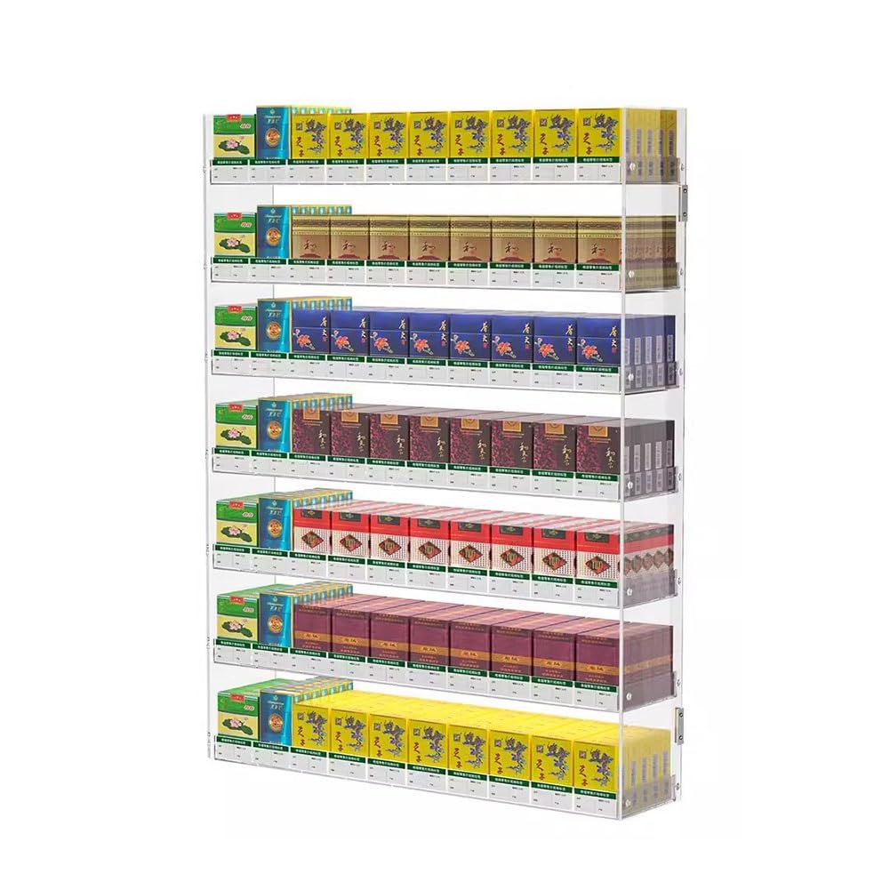 Wandmontierte Acryl-Vitrine für den Einzelhandel – langlebige Vitrine mit einfachem Zugang und kompaktem Design