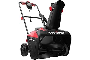 Electric 21-Inch Corded Snow Blower with LED Light (15 Amp)