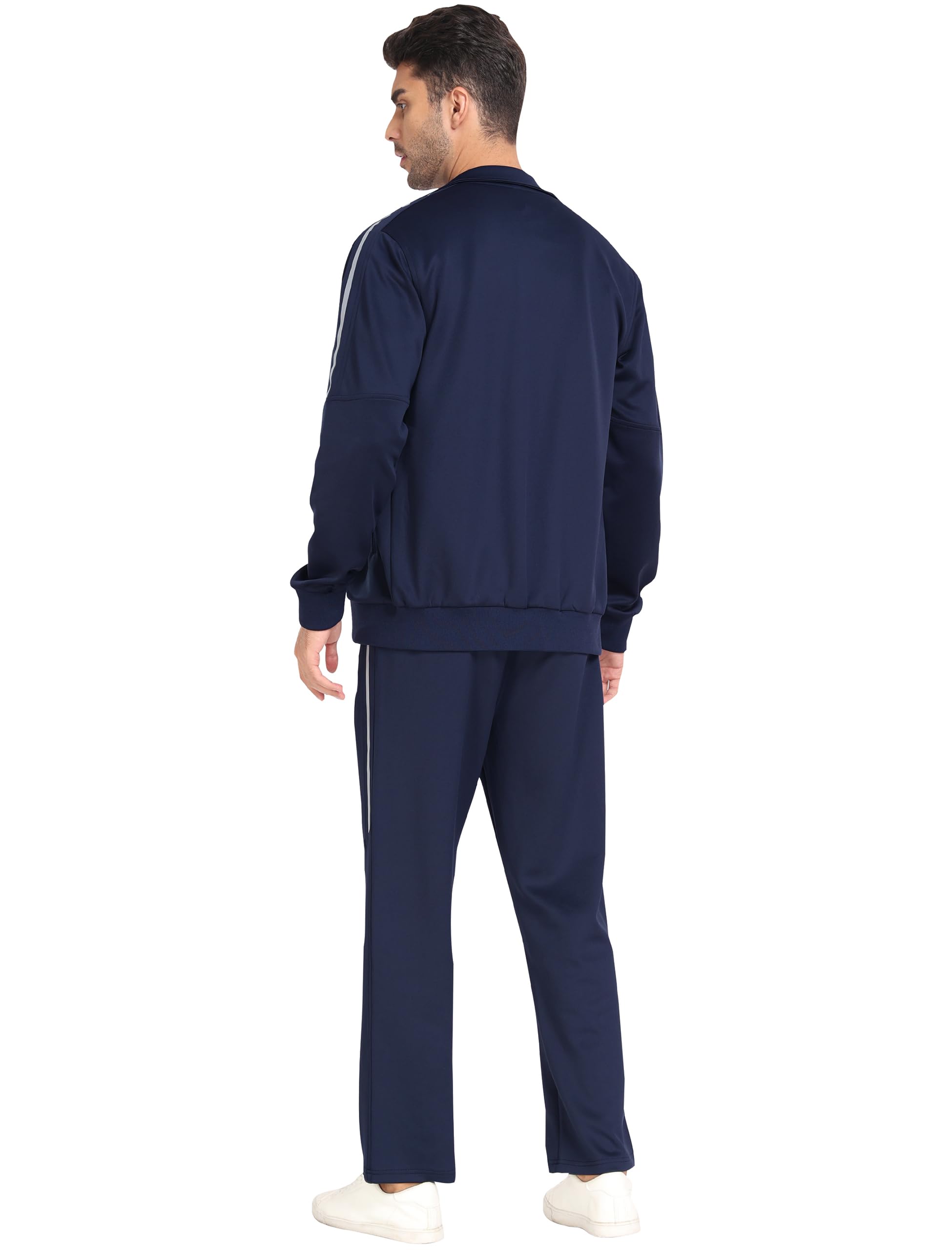 MoFiz Chándal para Hombre Cálido Traje Deportivo de Cuello Alto con Cremallera para Actividades al Aire Libre