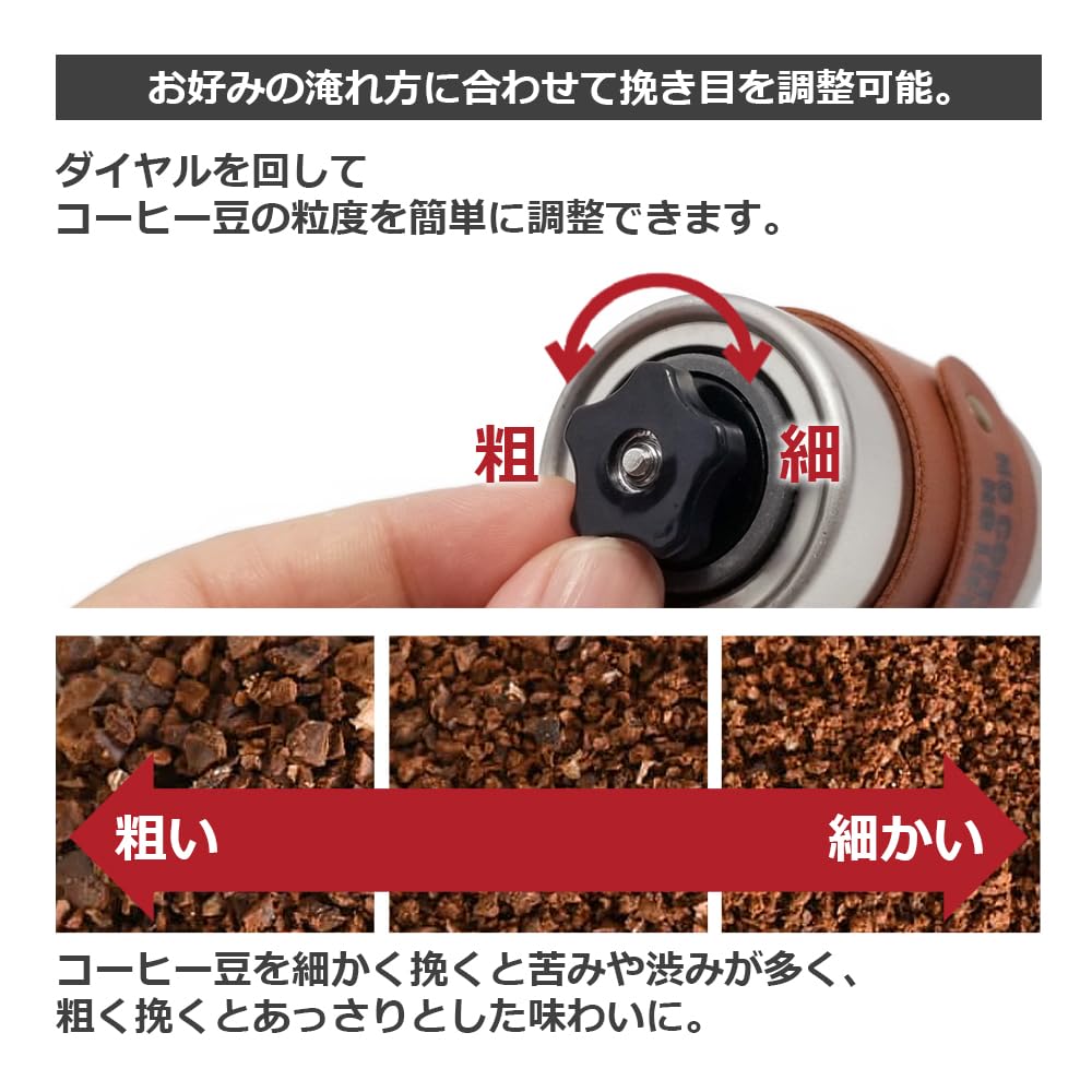 Amazon | NCNL(NO CAMP NO LIFE) コーヒーミル 手動 手挽き ステンレス