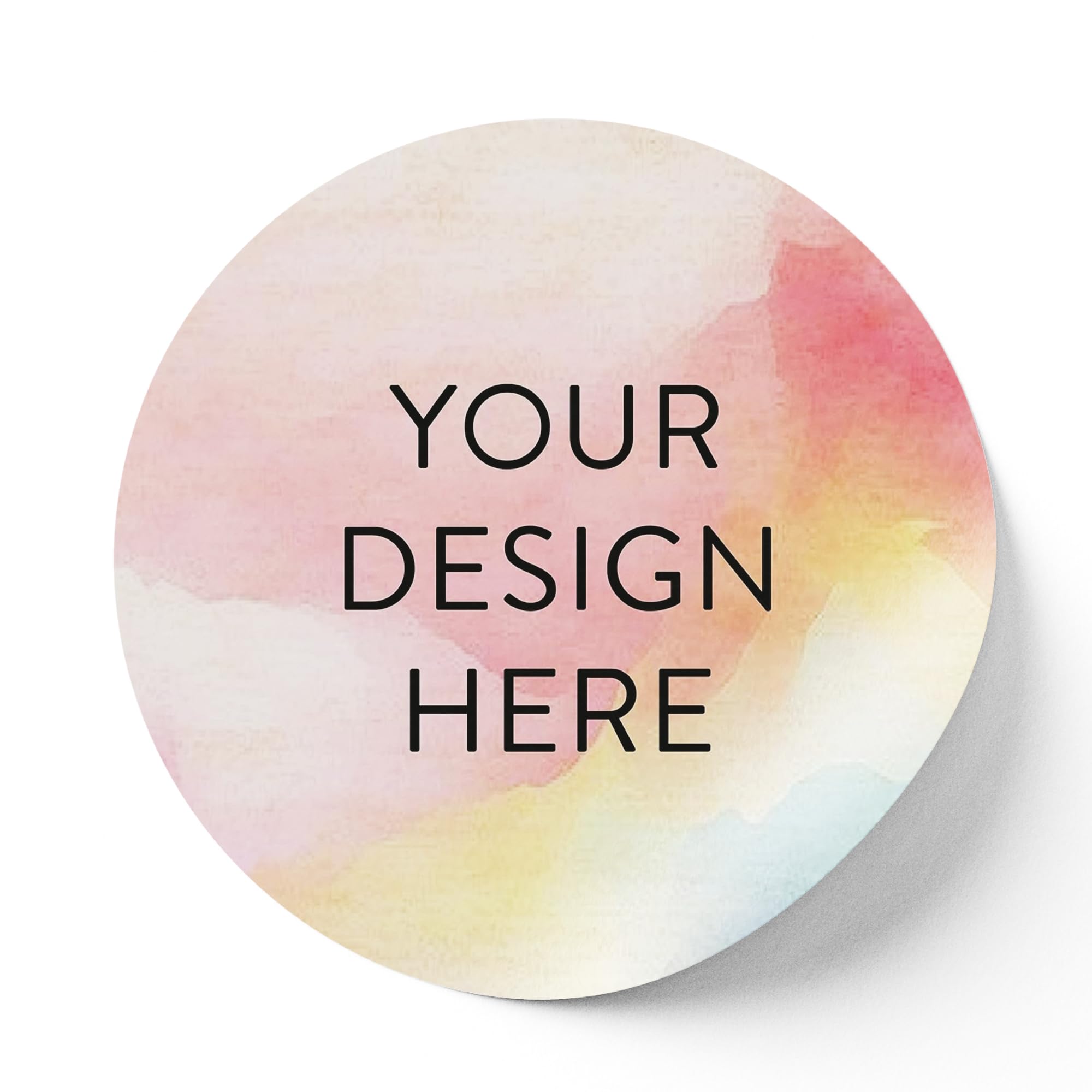 100 Custom Vinyl Stickers - Upload Your own Image, Text, Design, Logo - Personalized Logo Labels for Handmade, Packaging, Bottle, Jars, Candle, Brand