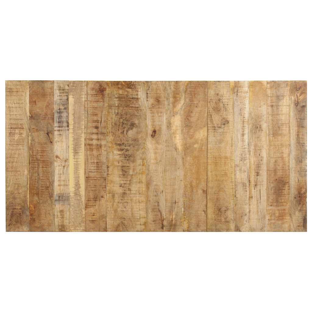 vidaXL - Esstisch 180x90x76 cm Raues Mangoholz