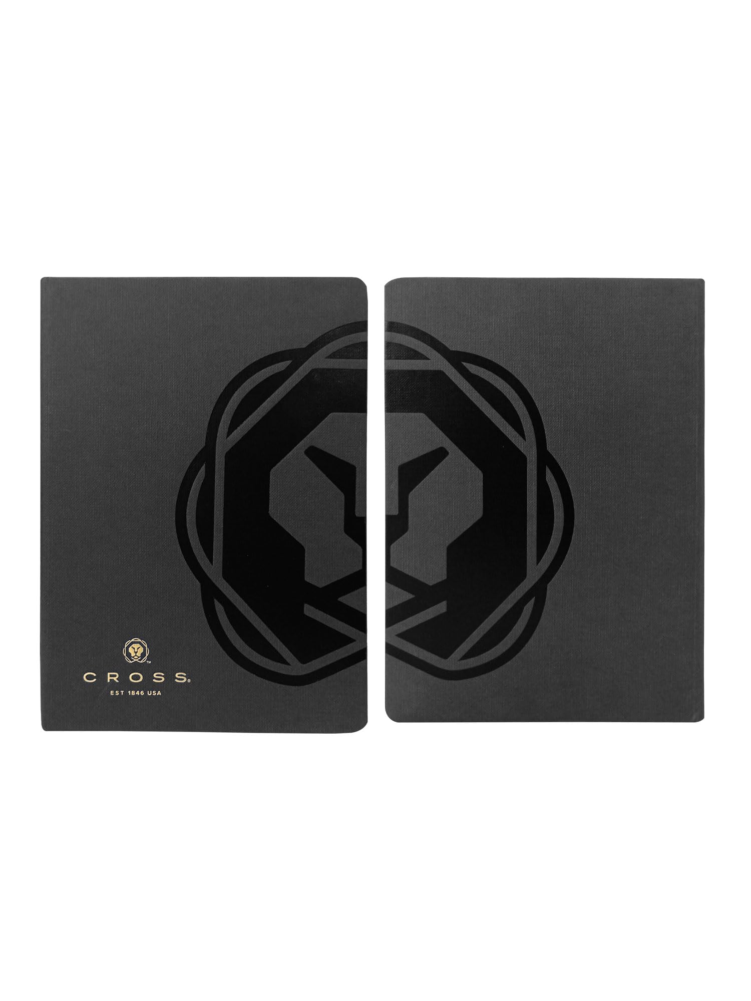 Cross Coventry Coffret cadeau avec stylo à bille et carnet noir en chrome poli