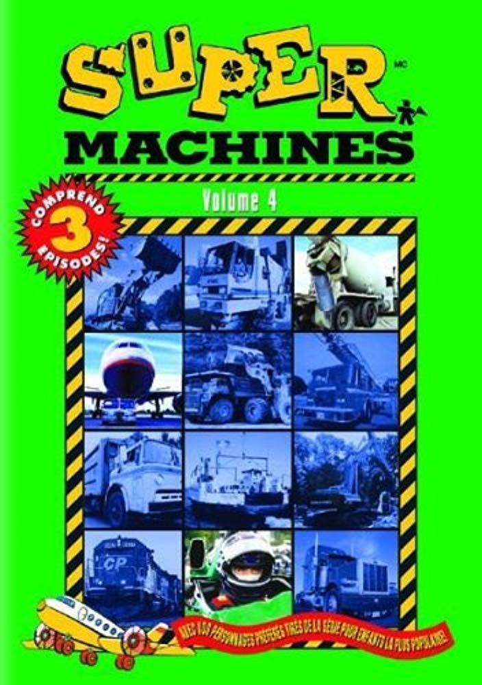 Super Machines - Volume 4 (A L'Aéroport, À La Cimenterie, À La Piste De Course) (Bilingual) [DVD]