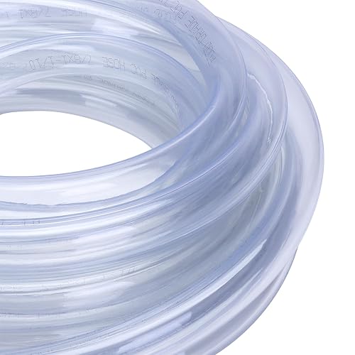 Miniatura 35 de DERNORD - Tubo de cloruro de polivinilo (PVC) de 5/16 pulgadas de diámetro interior x 7/16 pulgadas de diámetro exterior, manguera flexible