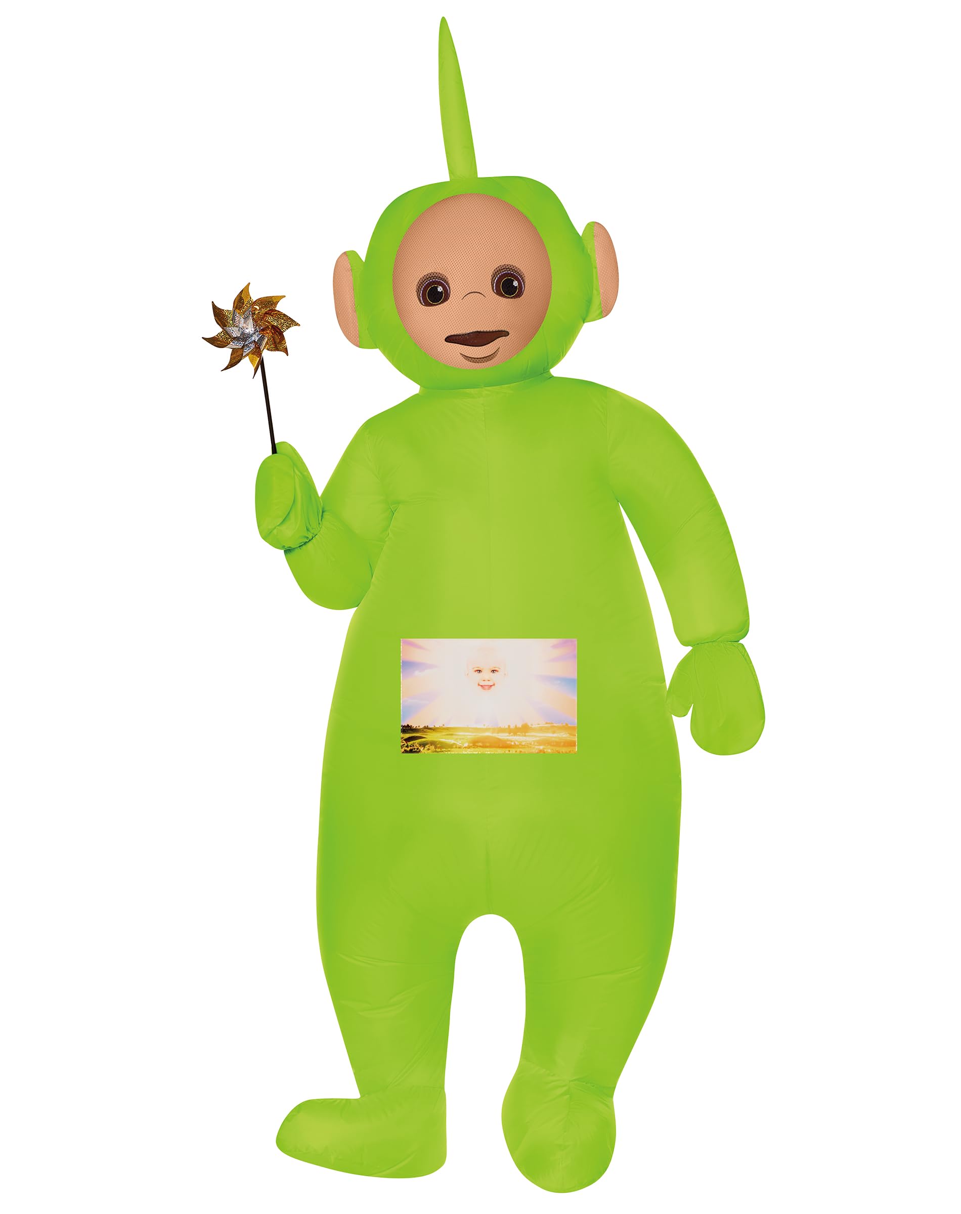 Spirit Halloween Teletubbies Adult Dipsy Inflatable Costume | Officially Licensed | Inflates Quickly