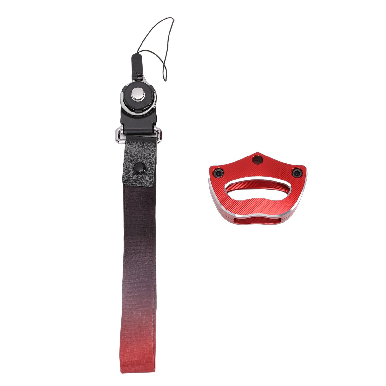 Yctze Copertura Chiave in Alluminio per Spyder (rosso) | Robusta lega di alluminio, progettata per i modelli F3, elegante cordino incluso, compatibilità universale, facile da