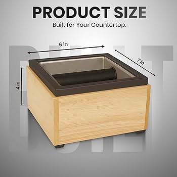 Amazon.com: Rattleware Stainless Maple Holder Knock Box - Perfect