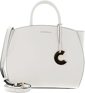 Borsa a Mano Concrete Small Bianco Borsa a Mano Bianca Donna 23x22x13 cm
