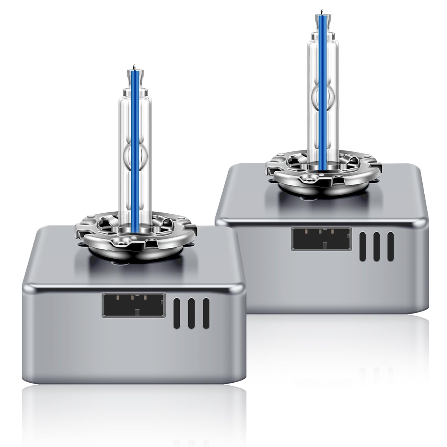Erato D5S 8000K 25W HID Xenon Scheinwerferlampen Diamantweiß Entladungslampe Fernlicht Abblendlicht 12V Xenon Ersatzlampe wasserdicht Auto HID Ersatzlampe, 2 Stück