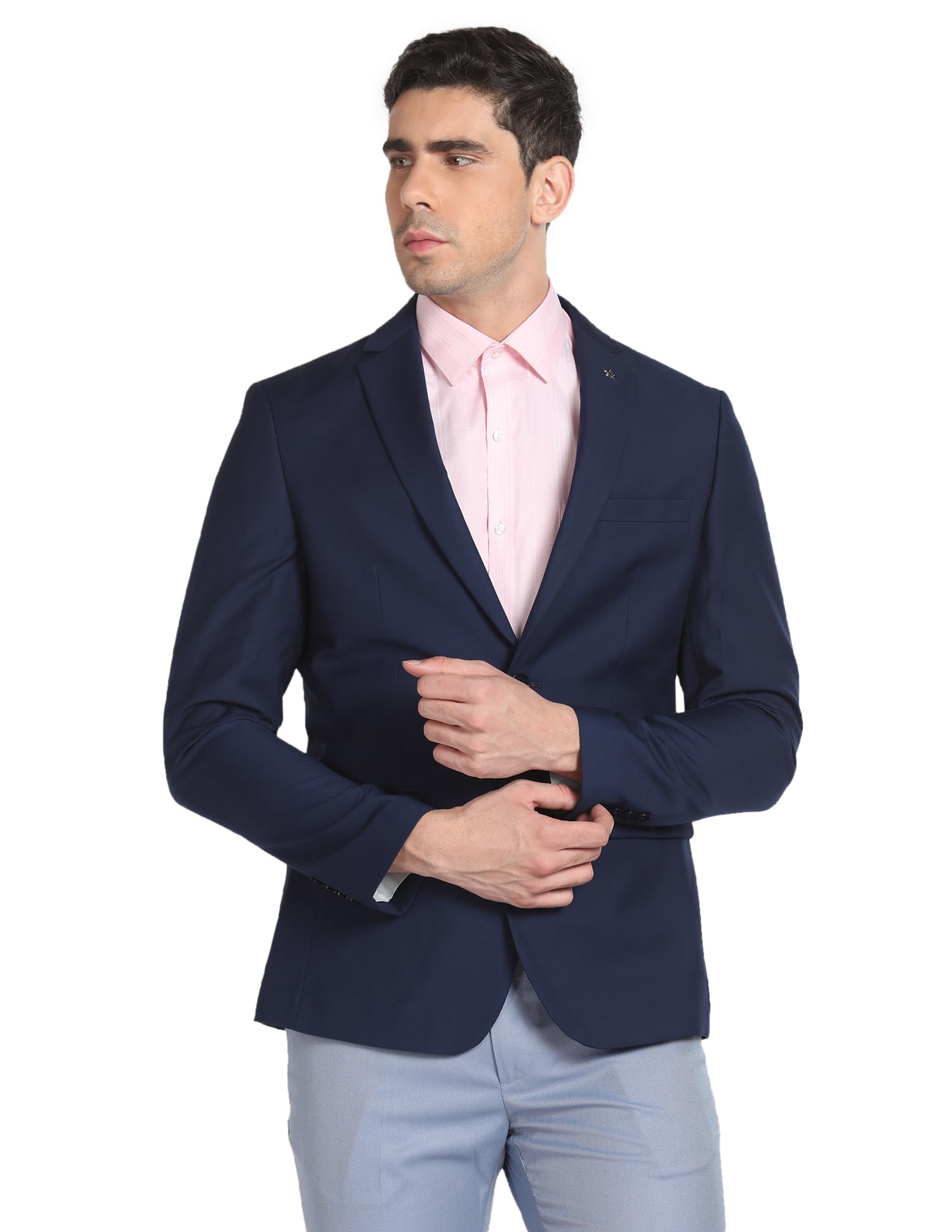 arrow Men's Single Breasted Regular Blazer (ARAGBZ5084_Navy-picture-35