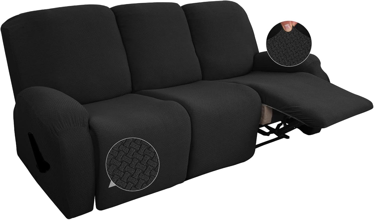 Recliner Sofa Slipcover Stretch - Furniture Protector Covers for 1 2 3 Seater Couch - Armchair Slipcover for Reclining Chairs