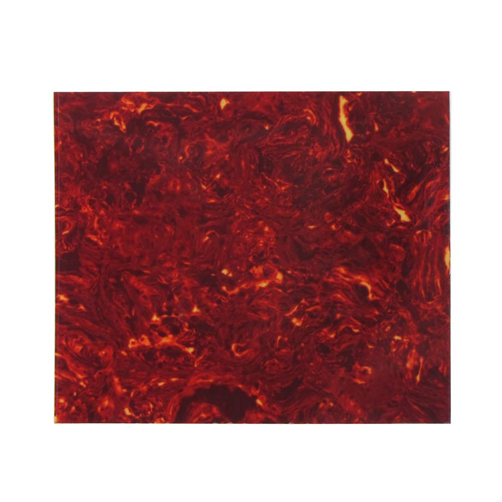 Blank Pickguard Sheet Material Scratch Plate for Acoustic Guitars DIY Custom Celluloid Red Tortoise Shell 1PCS