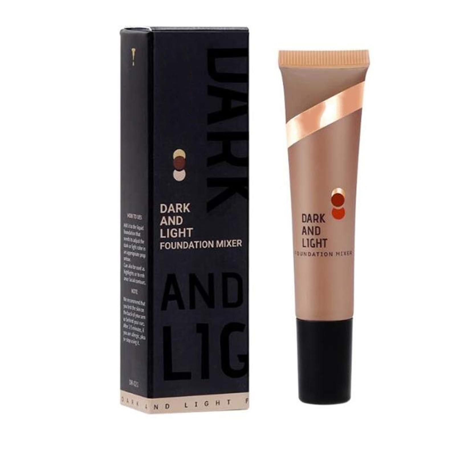 Foundation Mixer,Foundation Adjusting Drops,Color Adjusting Mixer Suitable for Liquid Mix to Match Your Unique Skin Tone ((02# Dark))
