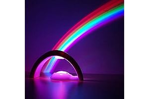 Rainbow Night Light Projector - Create a Magical Rainbow Ambiance
