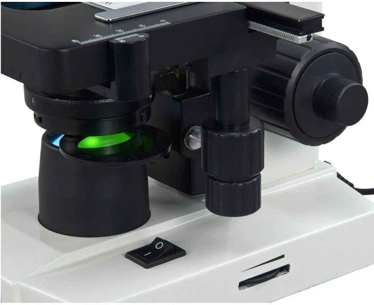 OMAX 40X-1600X Trinocular Biological Compound Microscope with Replaceable LED Light
