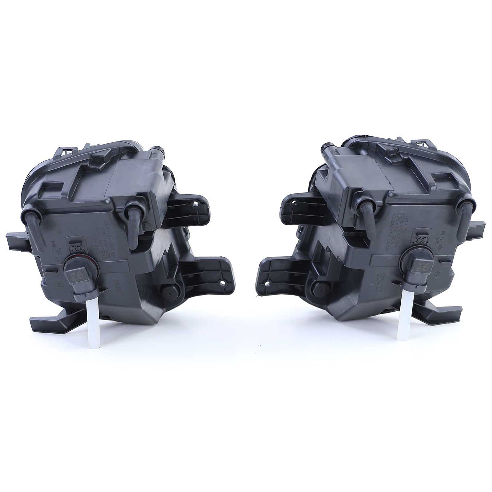 Carparts-Online Klarglas Nebelscheinwerfer Schwarz Smoke für VW Golf VI 6 GTI GTD 08-11