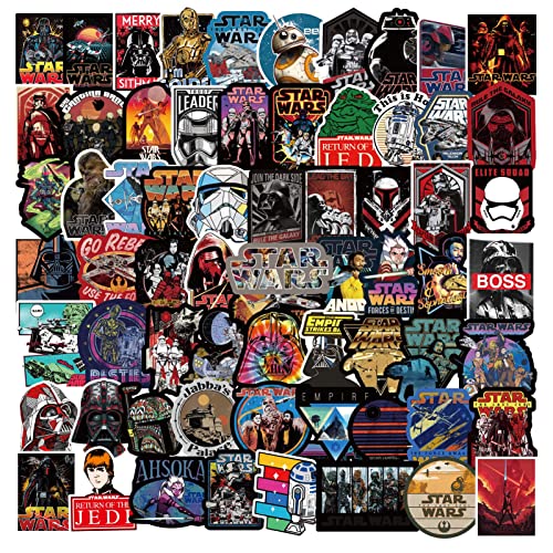 Ya en mundofriki.es: 100 pegatinas de Star Wars para niños, jóvenes, adolescentes, adultos, vinilo impermeable de Star Wars para botellas de agua, portátil, monopatín, coche, bicicleta, motocicleta, dormitorio, pared