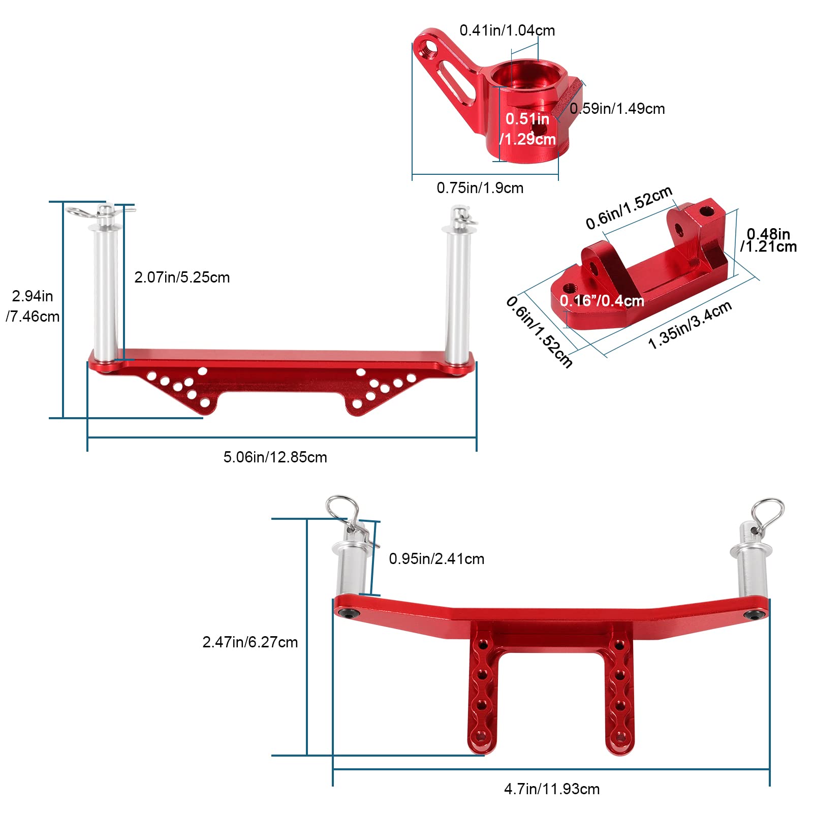 FMS 1:18 RC Vehicle Parts for Patriot:Body Shell-E1010