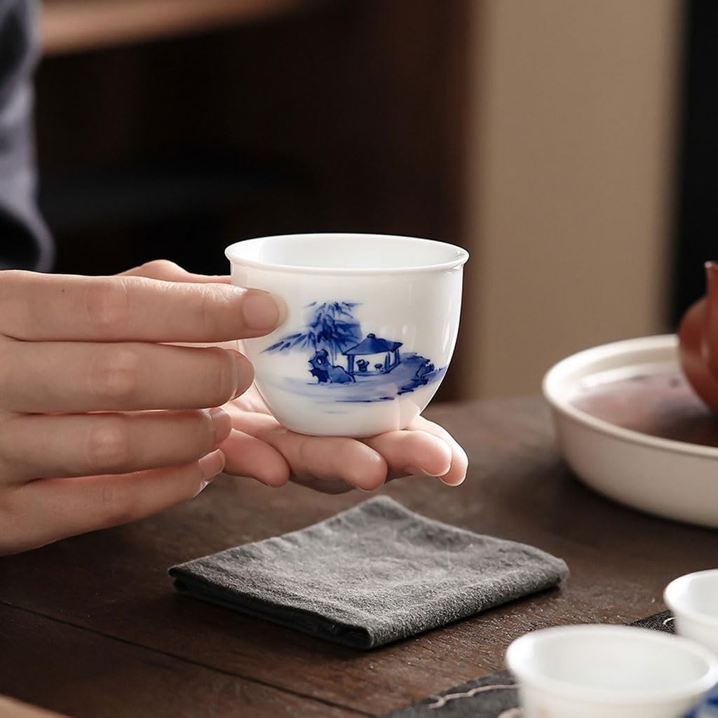 GSOUL Kungfu Tea cup Office Tea Cup Hand-painted House Ceramic Personal Host Household Single Small Tea Cups