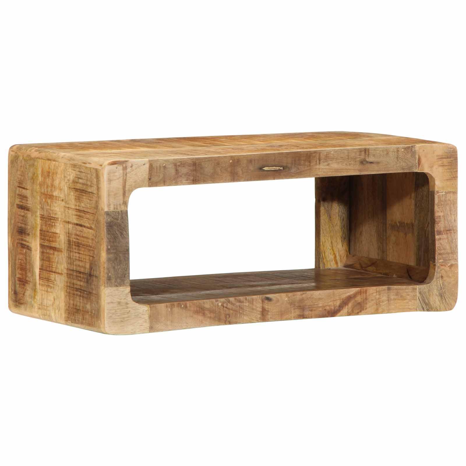 TV-Schrank Braun 60 x 30 x 25 cm Massivholz Mango | Wandmontage, Schwebend, Viel Stauraum, Multifunktional, Pflegeleicht