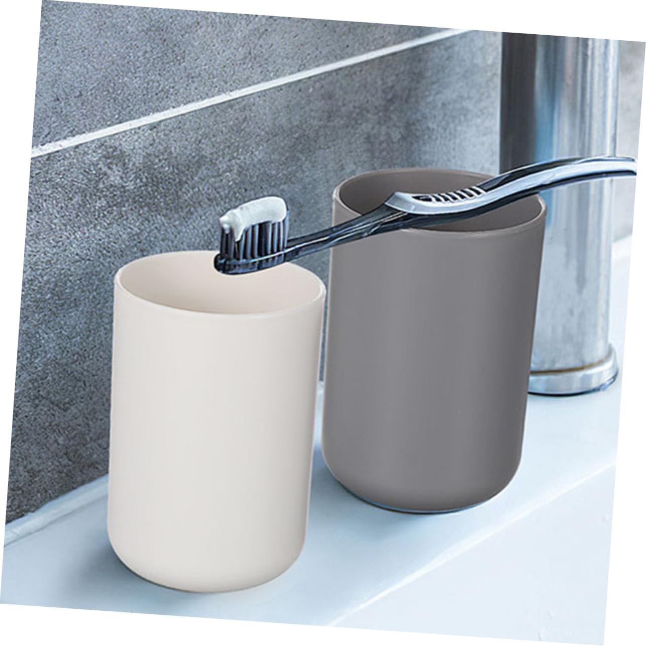 PRETYZOOM 15pcs Mouthwash Cup for Bathroom Reusable Dental Cups Toothpaste Toothbrush Holder Tooth Rinsing Mug Elegant Tooth Brushing