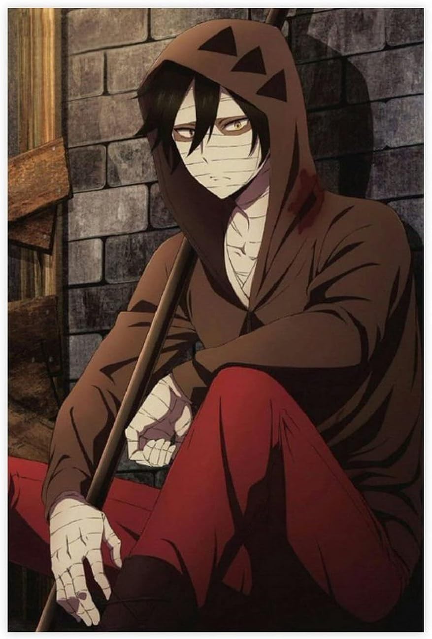 Angels of Death Isaac Foster Anime Poster 02 Canvas Poster Wall Art Decor Print Picture Paintings for Living Room Bedroom Decoration Unframe:12×18inch(30×45cm)