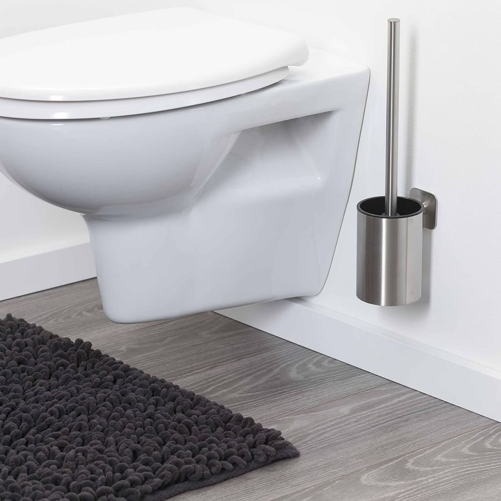 Tiger Colar, Porte-Brosse WC, Acier Inoxydable brossé 38,1 x 8,8 x 10,8 cm