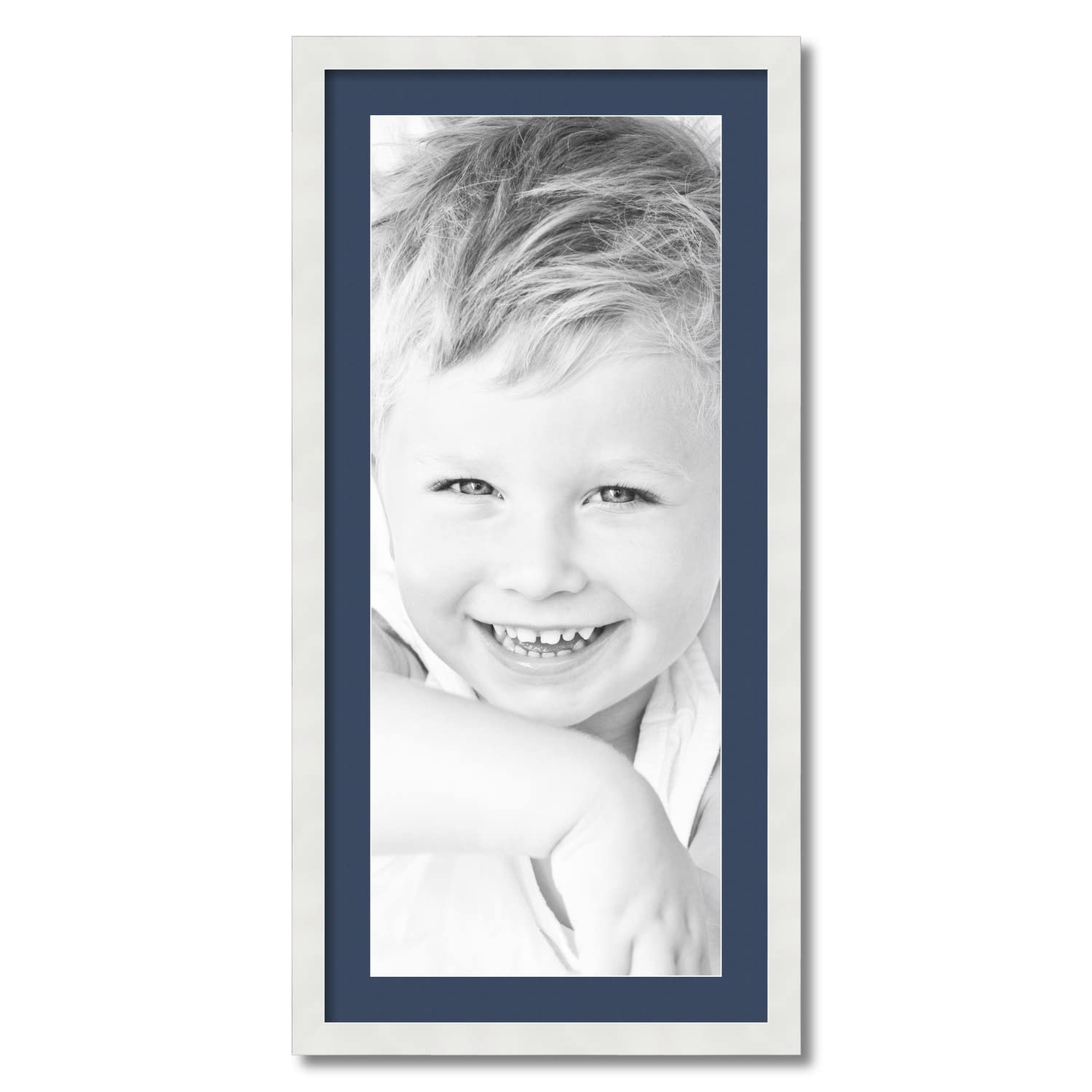 Amazon.com - ArtToFrames 13x32 inch Satin White Frame