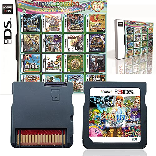 208 in 1 Game Cartridge, DS Game Pack Card Compilations, Super Combo Multicart for DS, NDSL, NDSi, NDSi LL/XL, 3DS, 3DSLL/XL, New 3DS, New 3DS LL/XL, 2DS, New 2DS LL/XL 208 in 1 Game Cartridge, DS Game Pack Card Compilations, Super Combo Multicart for DS, NDSL, NDSi, NDSi LL/XL, 3DS, 3DSLL/XL, New 3DS, New 3DS LL/XL, 2DS, New 2DS LL/XL