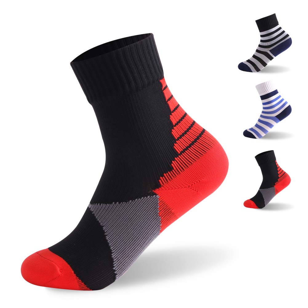 RANDY SUN Waterproof Socks, Boys Outdoor Sports Sock For Hiking/Ski/Fishing 1 Pair