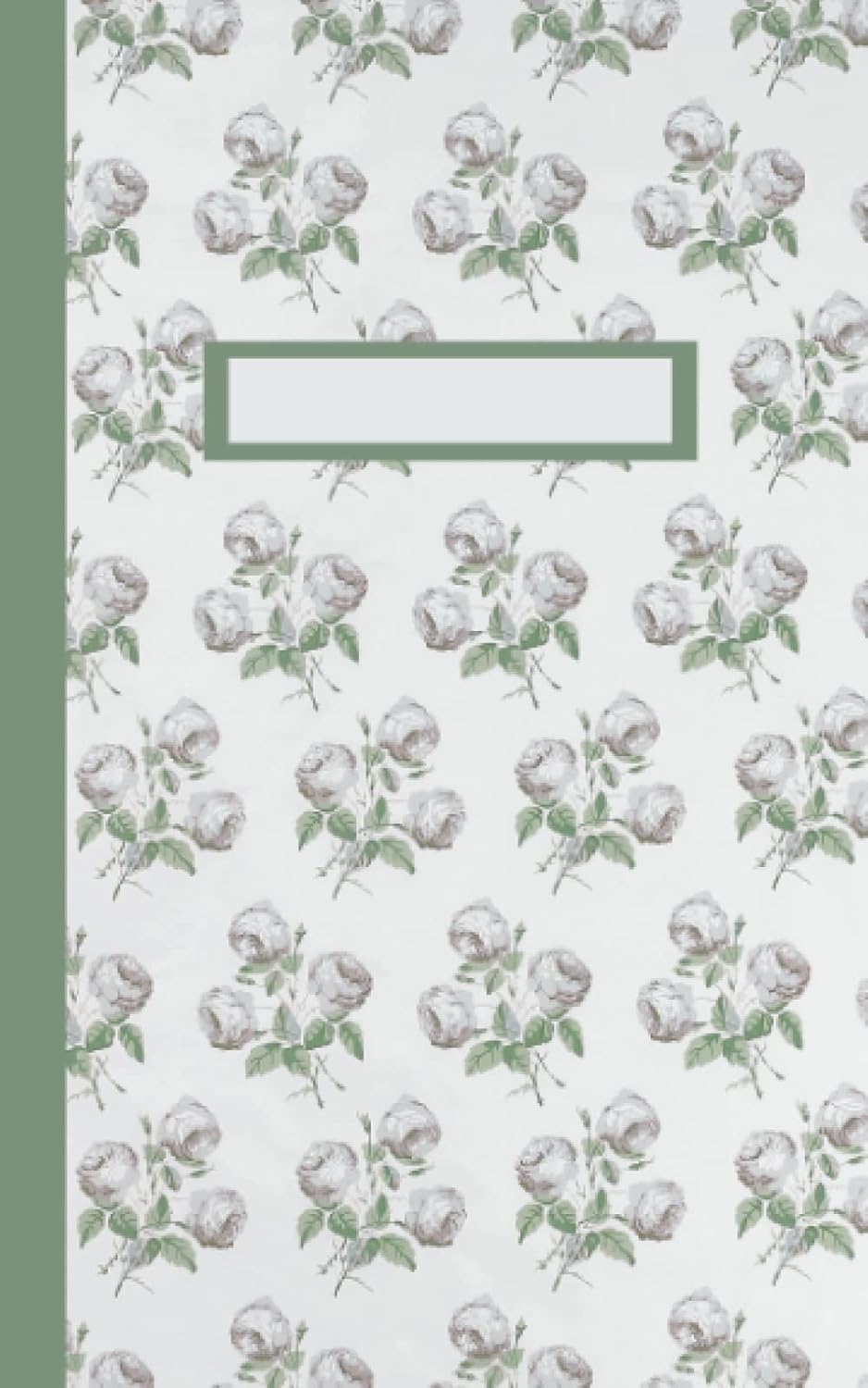 Lined Notebook/Journal Vintage Bowood Style Pattern | Paperback journal, 120 pages, 5 x 8 inches
