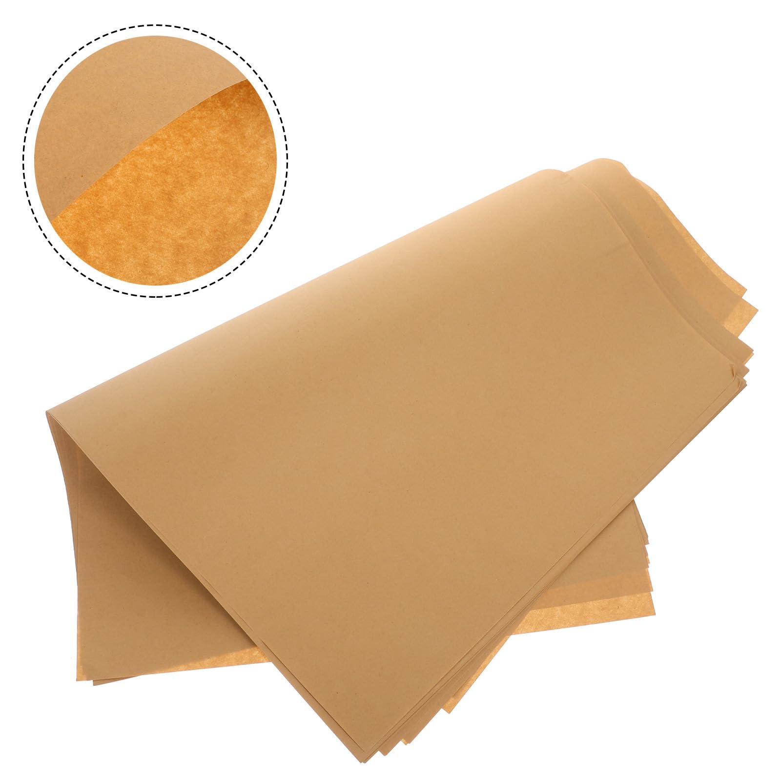 JOINPAYA Papel Kraft para Obsequio 70g 100 Hojas 20.47 X 14.57 Pulgadas, Papel de Embalaje para Manualidades, Envoltorio de Caja y Decoración Creativa, Adecuado para Cumpleaños y Artesanía