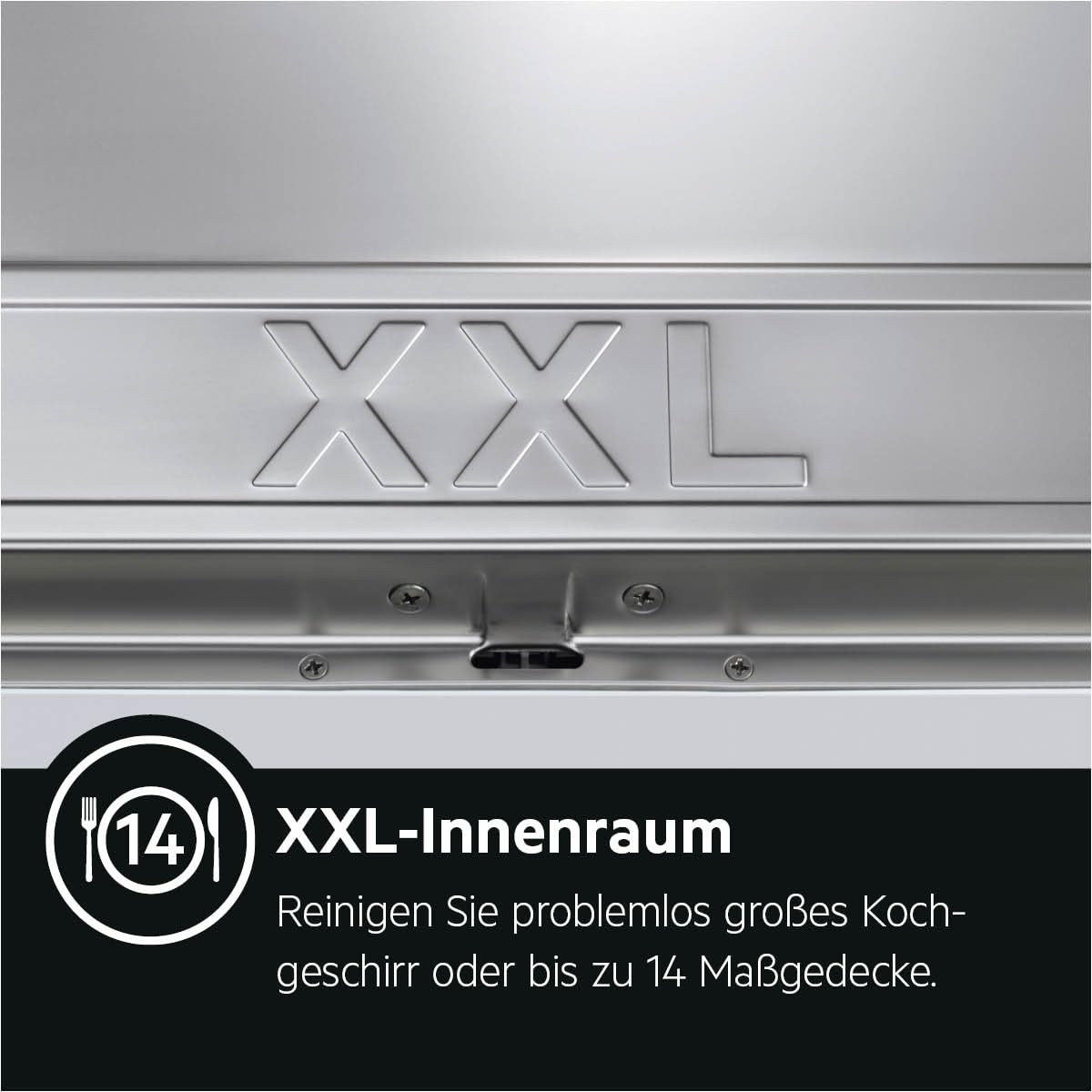 AEG Teilintegrierter Geschirrspüler 60 cm Serie 5000, AirDry, Energieklasse B, 44 dB, Wasserstopp, 14 MG, FES7572APM