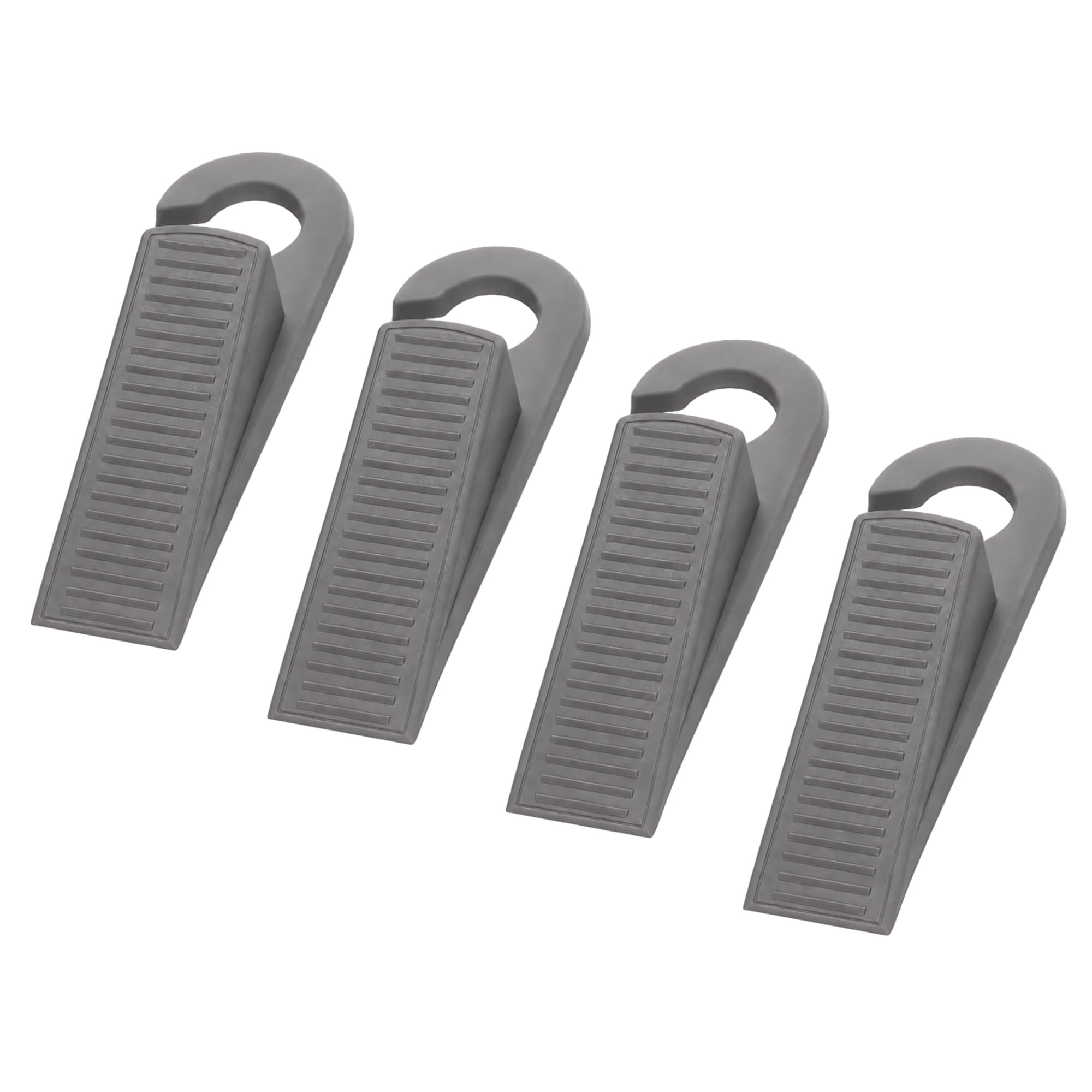 Rubber Door Stopper Wedge Set of 2 | Heavy Duty Anti-Slip Door Stop with Hanging Hook | Non-Slip Rubber Door Holder for Wood, Tile, Marble, Granite & Laminate Floors | Grey, Home & Office Use — Amazon image 10