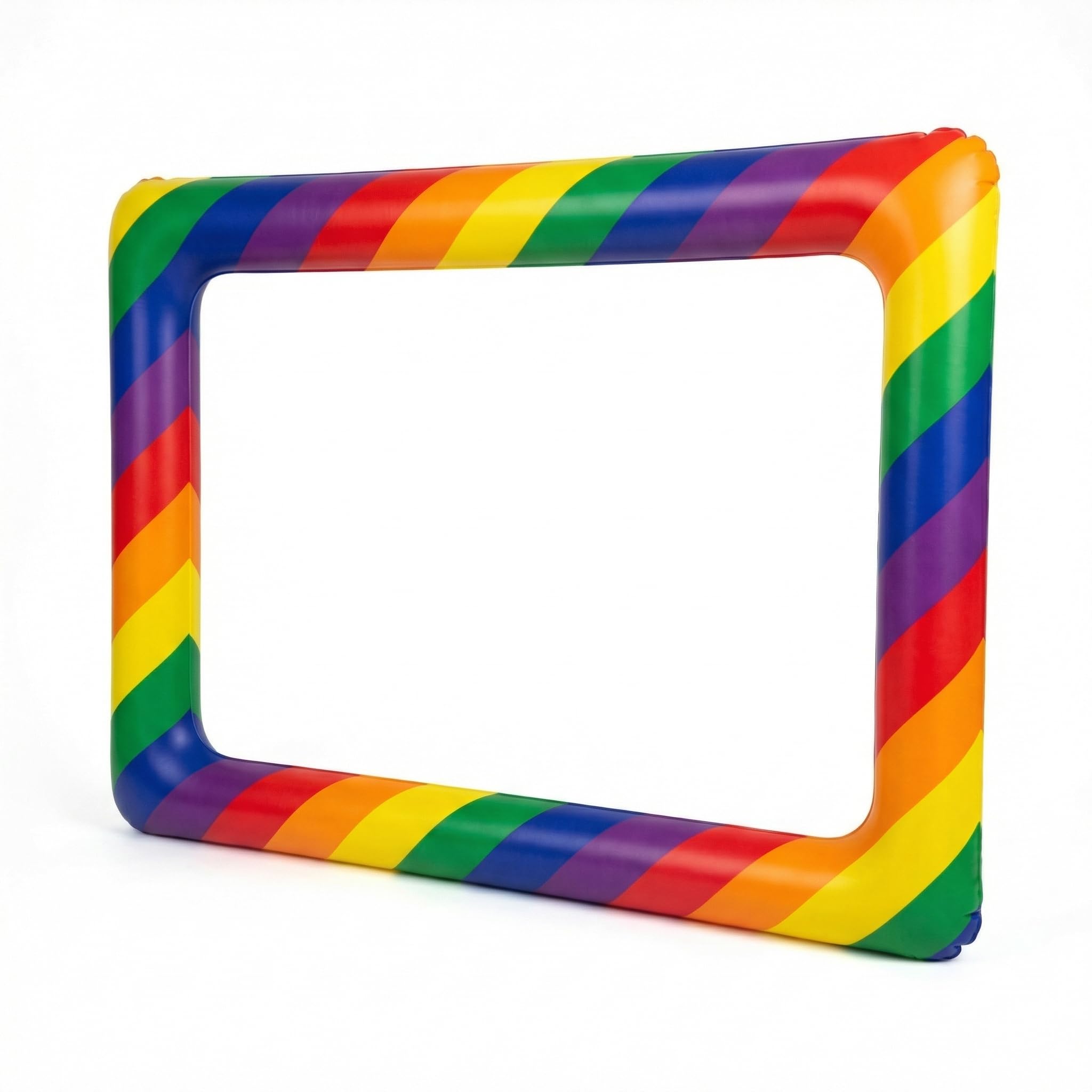 Storm&Lighthouse Rainbow Large Inflatable Selfie Frame Photo Booth Prop 60Cm X 80Cm Novelty Blow Up Photo Frame