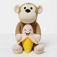 kit Mordedor Pet Macaco com Banana Cachorro Cães Brinquedo Pet para Yorkshire Mini Shitzu Pinscher Chihuahua Filhotes Spitz